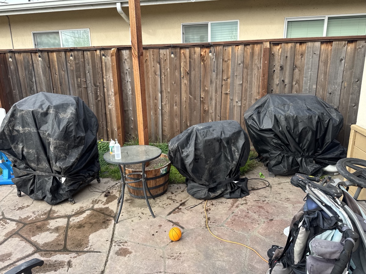 Nathan's grills in winter storage